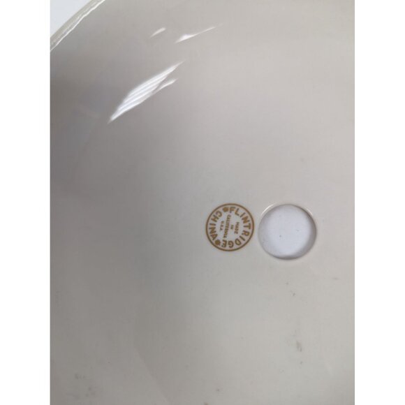 Flintridge Sylvan China Round Plate Cover Dish California Yellow 6 3/4" - Picture 4 of 6